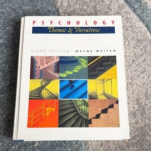 Psychology Themes & Variations Sixth Edition Book
